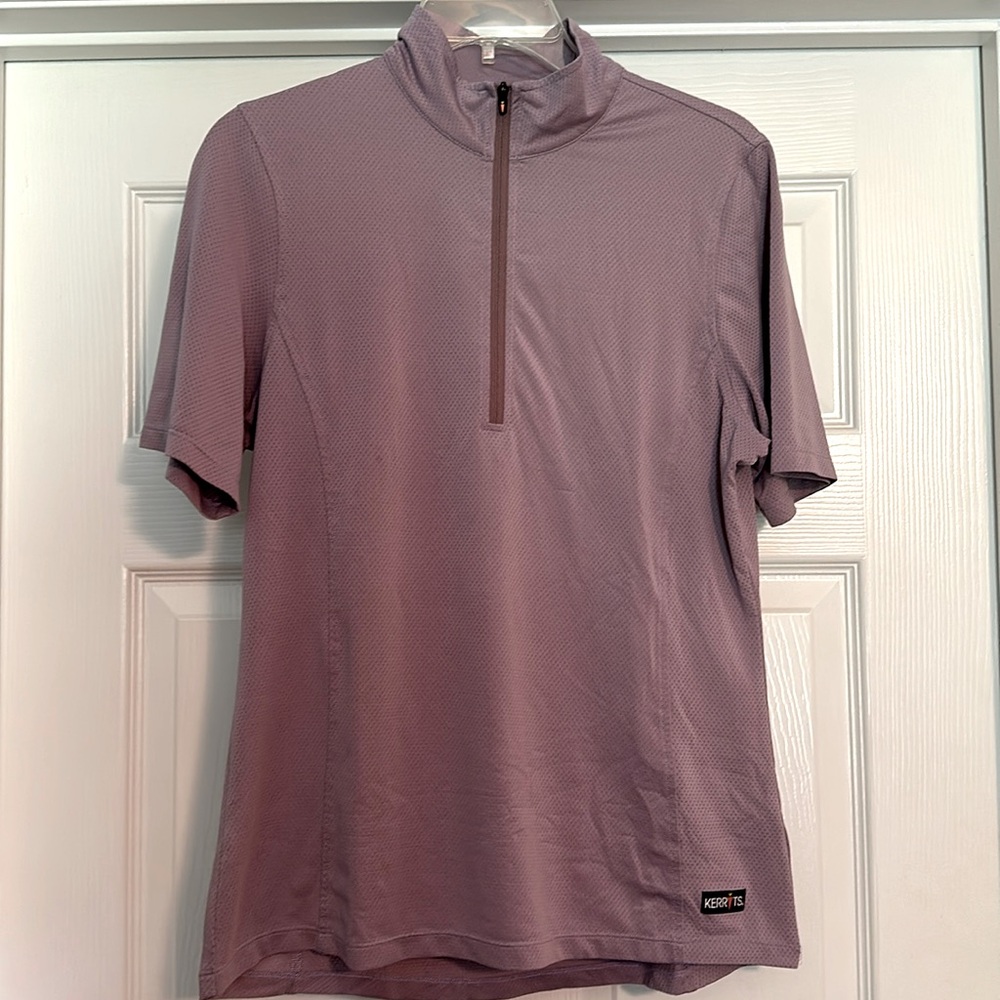 Kerrits Dusty Lilac Ice Fill 1/4 zip top -Medium